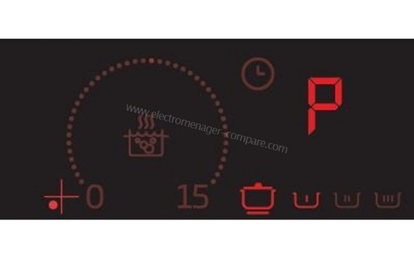 BEKO HII63800FHT - Vue sur l'afficheur  (cr&eacute;dit : Darty)