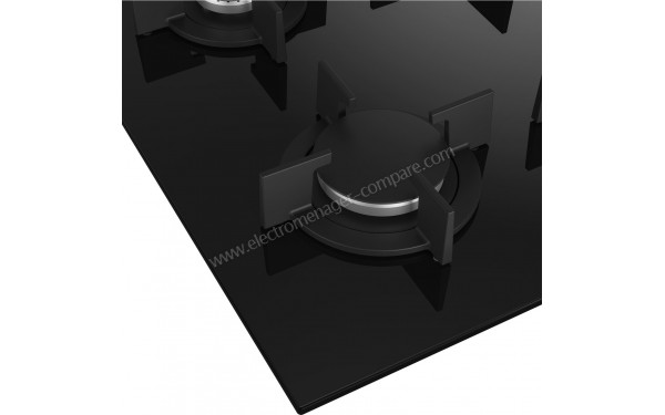 BEKO HILG64120S boutons noirs - Zoom sur les bordures