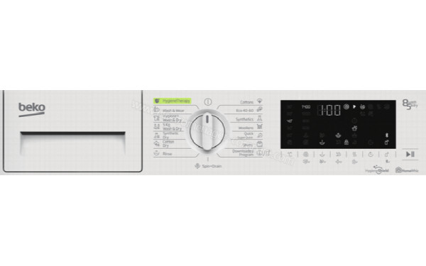 BEKO HITV8736B0HT - Panneau de commandes