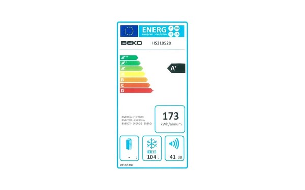 BEKO HS210520 - &Eacute;tiquette &eacute;nergie