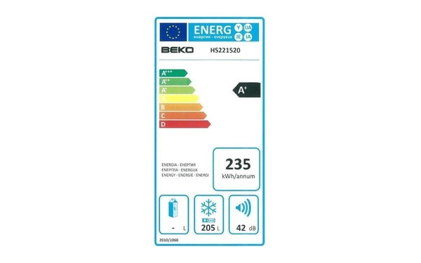 BEKO HS221520 - &Eacute;tiquette &eacute;nergie