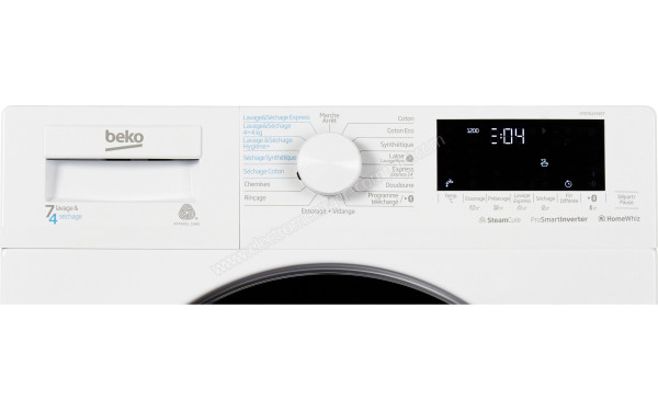 BEKO HTE7613YBST - Panneau de commandes (cr&eacute;dit : Boulanger)