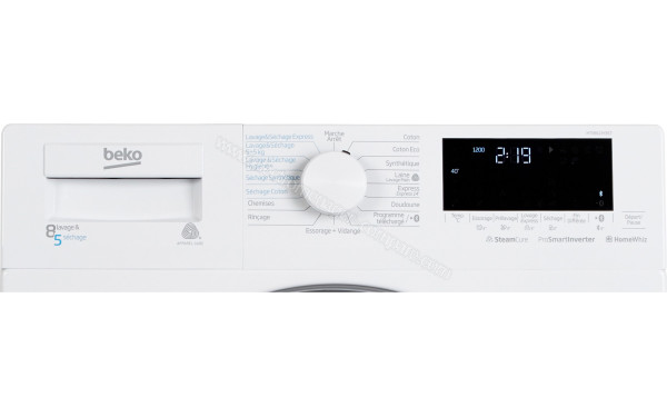 BEKO HTE8613YBST - Panneau de commandes (cr&eacute;dit : Boulanger)
