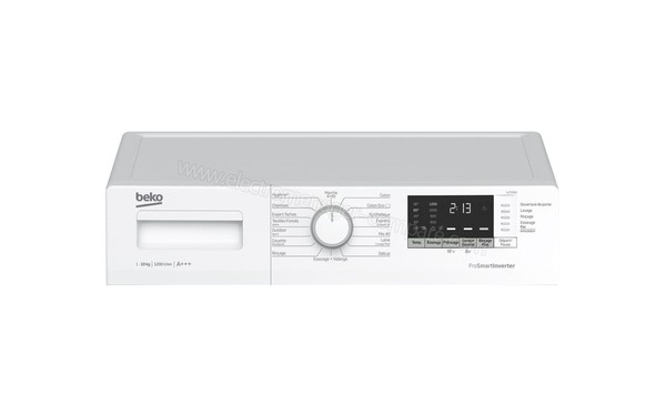 BEKO LLF10W2 - Panneau de commandes