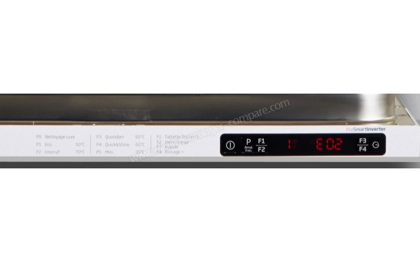 BEKO LVI72F - Panneau de commandes (cr&eacute;dit : Boulanger)