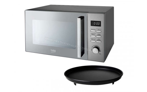 BEKO MCF25210X Import EU - Vue 3/4 droite avec accessoire