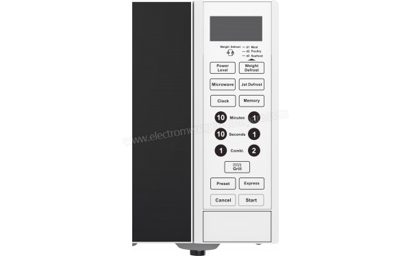 BEKO MGF23330W - Panneau de commandes