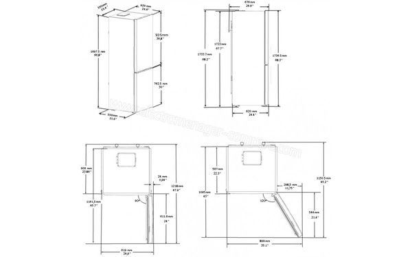 BEKO RCNA340K20S - Sch&eacute;ma technique