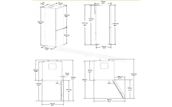 BEKO RCNA340K20W - Sch&eacute;ma technique