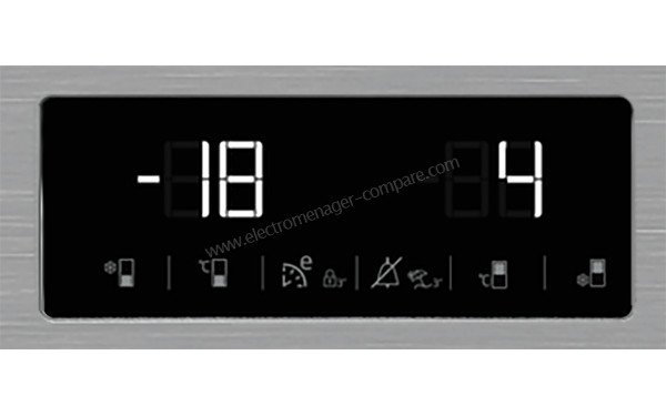 BEKO RCNA406E60XBN - Panneau de commandes