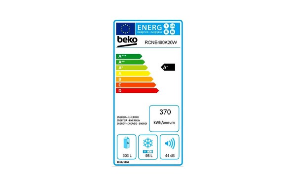 BEKO RCNE480K20W - &Eacute;tiquette &eacute;nergie