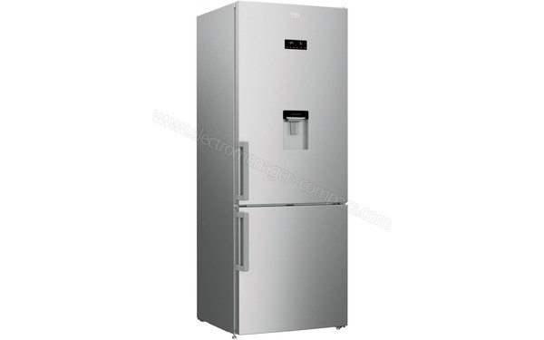 BEKO RCNE520E21DS - Vue 3/4 gauche (cr&eacute;dit : Boulanger)