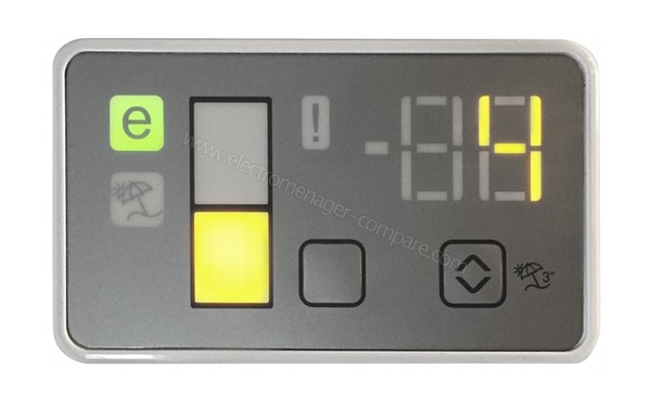 BEKO RCNT415I20BS - Vue des commandes