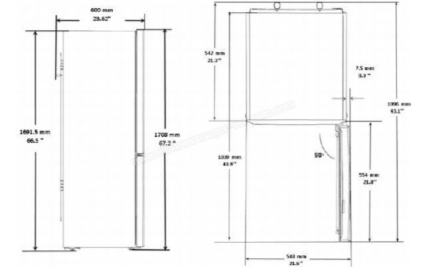 BEKO RCSA270K30XBN - Sch&eacute;ma technique