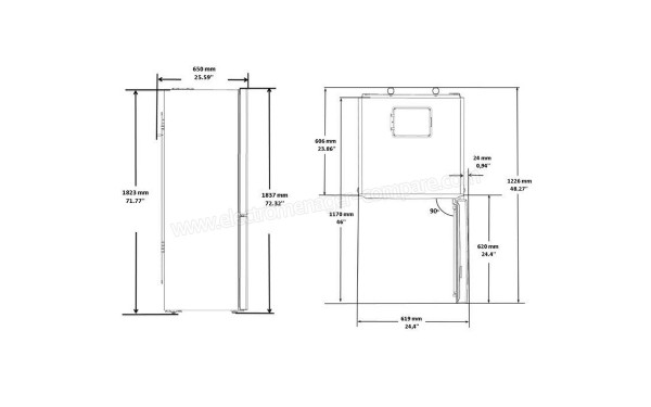 BEKO RCSA365K20DS - Sch&eacute;ma technique