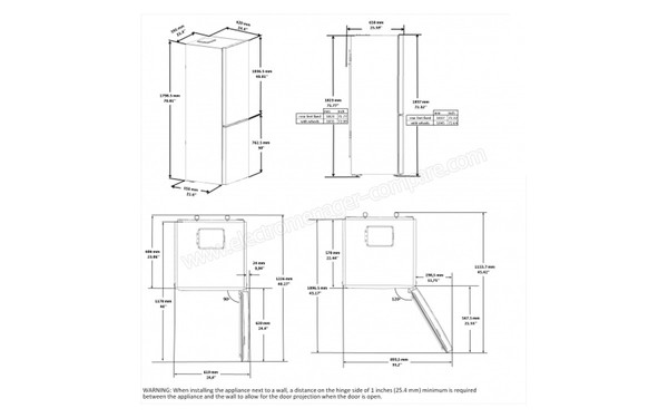 BEKO RCSA365K20W - Schema technique