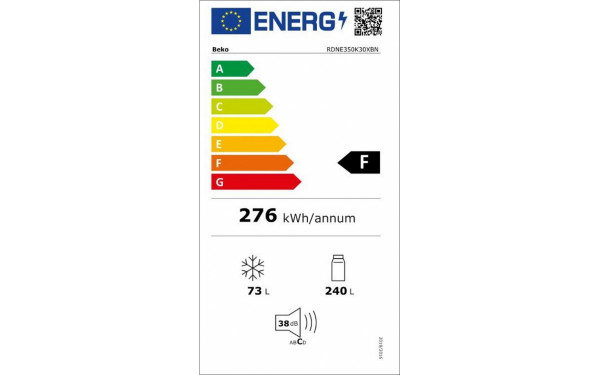BEKO RDNE350K30XBN - &Eacute;tiquette &eacute;nergie v2