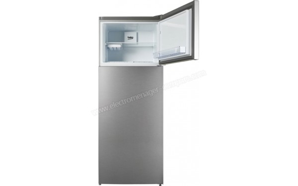 BEKO RDNE455K30ZXB - Vue de l'int&eacute;rieur vide de la partie cong&eacute;lateur (cr&eacute;dit : Boulanger)