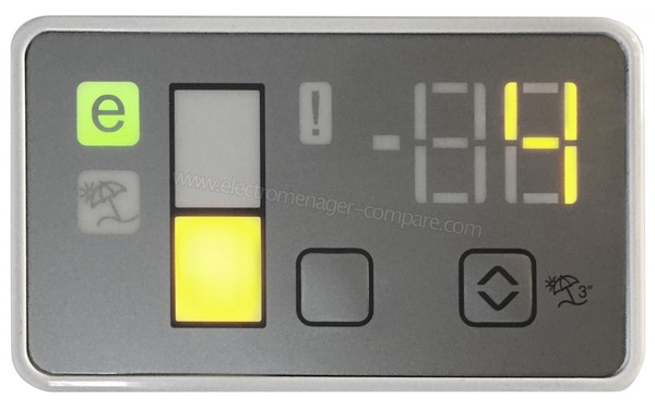 BEKO RDNT270I20S - Vue des commandes