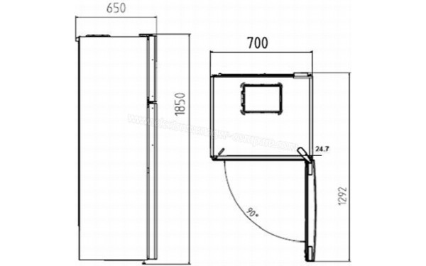 BEKO RDSE465K20S - Sch&eacute;ma technique