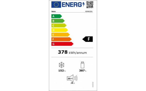 BEKO REM60SN - &Eacute;tiquette &eacute;nergie v2