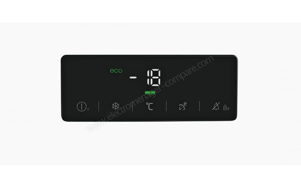 BEKO RFNE290E33W - Vue des commandes