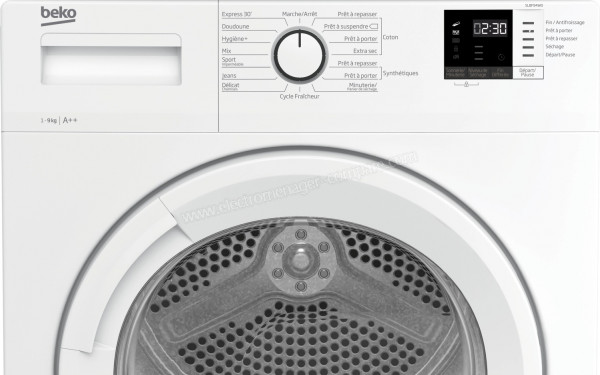 BEKO SLBF94W0 - Panneau de commandes