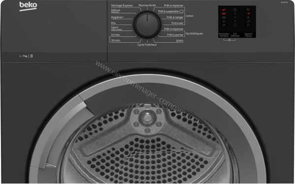 BEKO SLC07A1 - Panneau de commandes