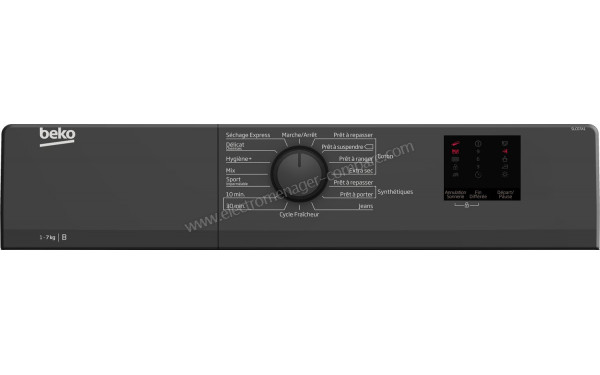 BEKO SLC07A1 - Panneau de commandes
