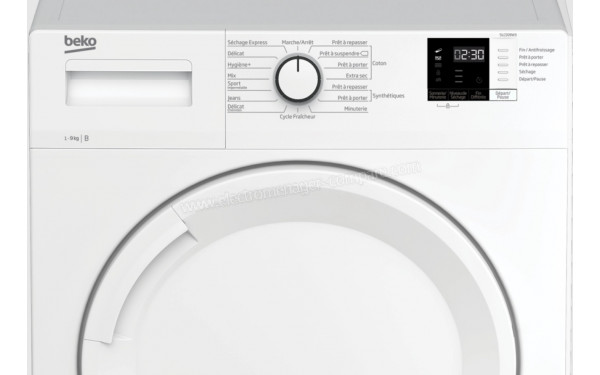 BEKO SLCS09W3 - Panneau de commandes