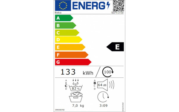 BEKO SLFT1710 - &Eacute;tiquette &eacute;nergie v2
