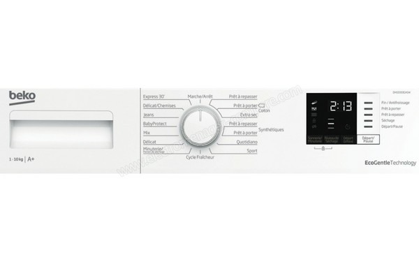 BEKO SLP10WS2 - Panneau de commandes (cr&eacute;dit : Darty)