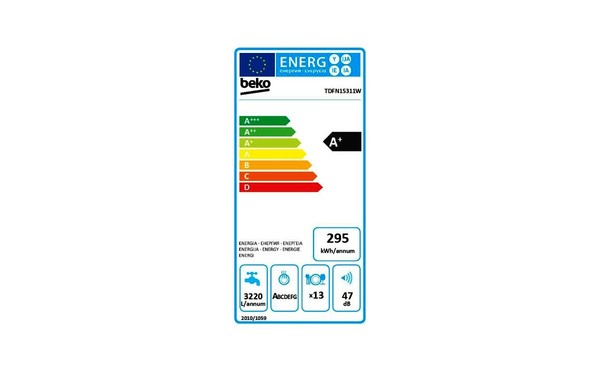 BEKO TDFN15311W - &Eacute;tiquette &eacute;nergie