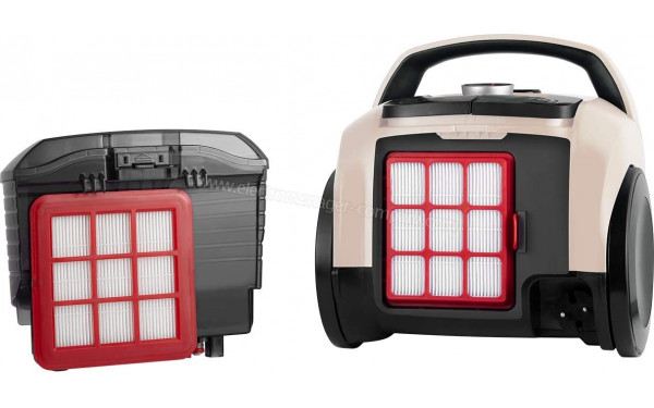 BEKO VCO32803AF - Vue de l'arri&egrave;re avec filtres