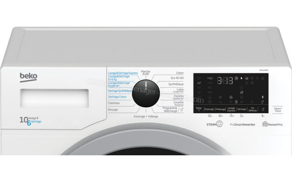 BEKO WDA1600W - Panneau de commandes