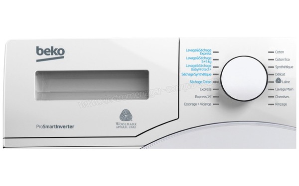 BEKO WDW85120 - Panneau de commandes (1)