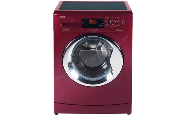 BEKO WMB71442 Rouge - Vue de face