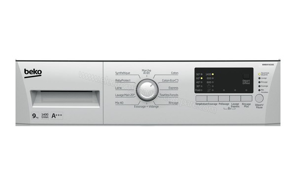 BEKO WMB914330S - Panneau de commandes