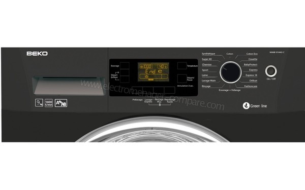 BEKO WMB91443C - Panneau de commandes