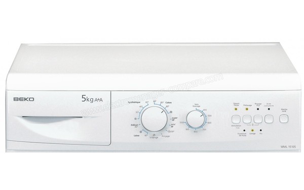BEKO WML15105 - Panneau de commandes
