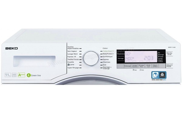 BEKO WMY111440 - Panneau de commandes