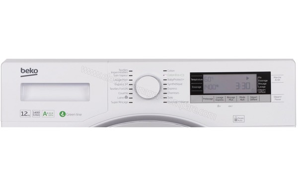 BEKO WMY121444 - Panneau de commandes