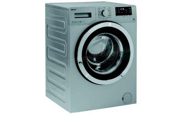 BEKO WMY91430S - Vue 3/4 gauche (cr&eacute;dit : Boulanger)