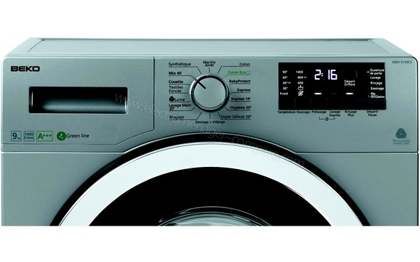 BEKO WMY91430S - Panneau de commandes (cr&eacute;dit : Boulanger)