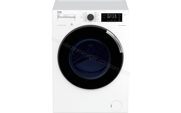 BEKO WTE10744XB0W - Vue de face