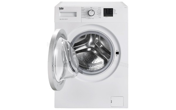 BEKO WTE7611SY - Vue de face hublot ouvert (cr&eacute;dit : Darty)