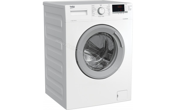 BEKO WTE7712BS1W - Vue 3/4 gauche
