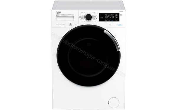 BEKO WTV8744XWDOS - Vue de face (cr&eacute;dit : Boulanger)