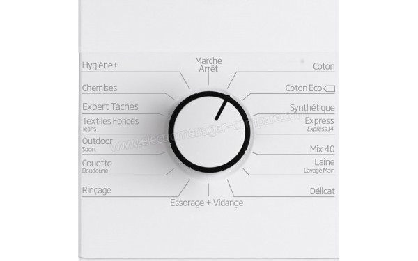 BEKO WTV9712BS0W - Vue des programmes