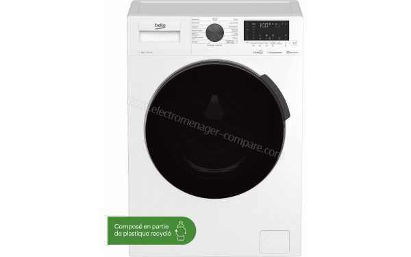 BEKO WUE8626XBWST - Vue de face